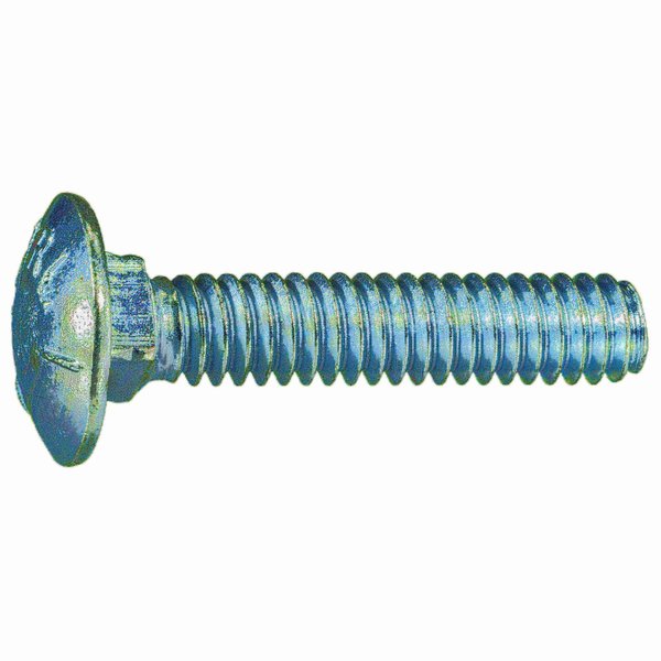 Midwest Fastener 1/4"-20 x 1" Zinc Plated Grade 5 Steel Coarse Thread Carriage Bolts 100PK 07480